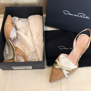 NEW Oscar de la Renta kitten heels